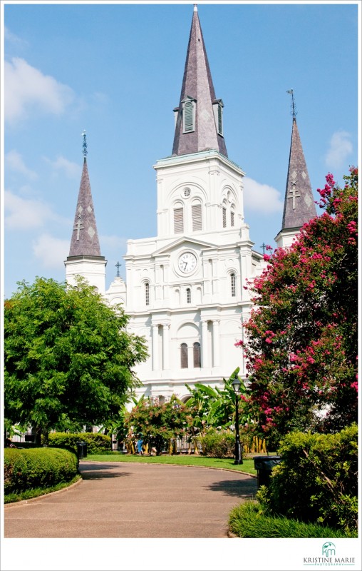 St.Louis Cathedral in New Orleans is  the oldest continually operating cathedral in the United States.