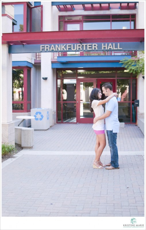 Engagement UC San Diego Campus | San Diego Engagement Photographer | Kristine Marie Photography