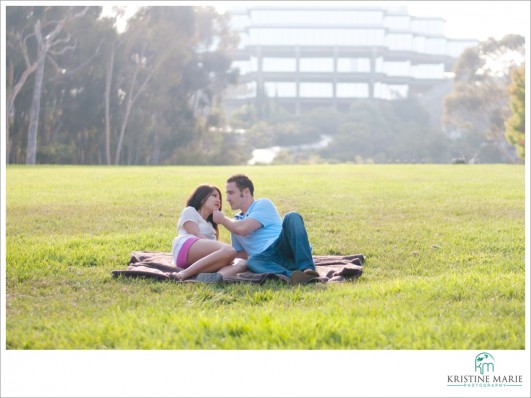 Engagement UC San Diego Campus | San Diego Engagement Photographer | Kristine Marie Photography