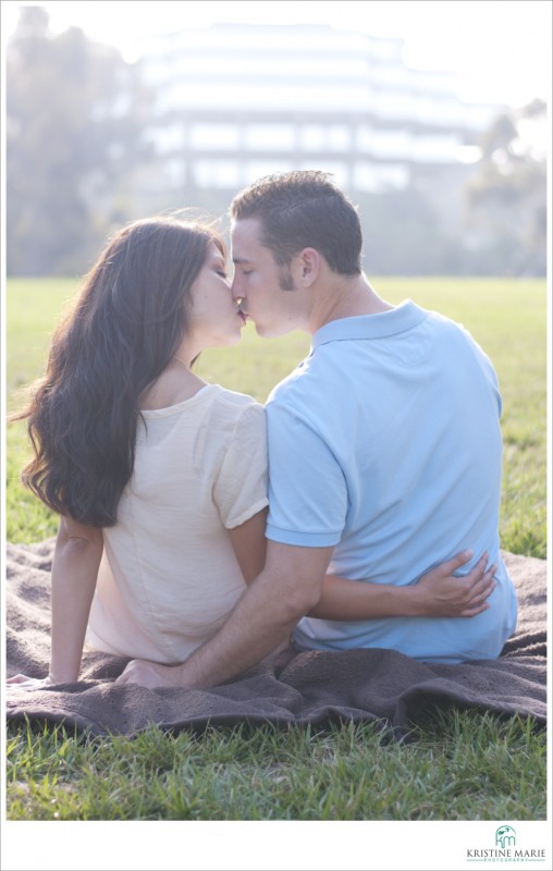 Engagement UC San Diego Campus | San Diego Engagement Photographer | Kristine Marie Photography