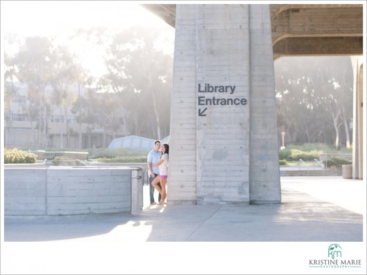 Engagement UC San Diego Campus | San Diego Engagement Photographer | Kristine Marie Photography