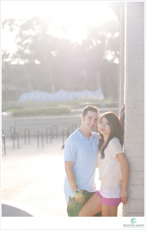 Engagement UC San Diego Campus | San Diego Engagement Photographer | Kristine Marie Photography