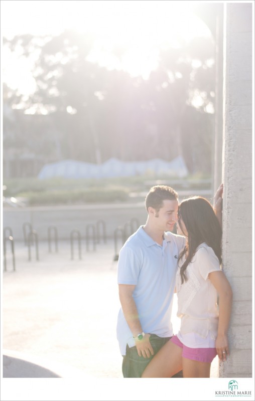 Engagement UC San Diego Campus | San Diego Engagement Photographer | Kristine Marie Photography