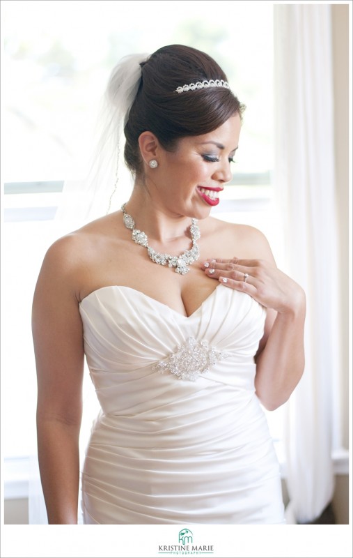 Beautiful Bride Getting Ready | www.KristineMariePhotography.com