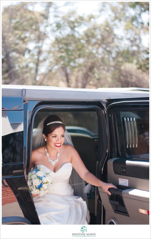 Bride Arrives | www.KristineMariePhotography.com