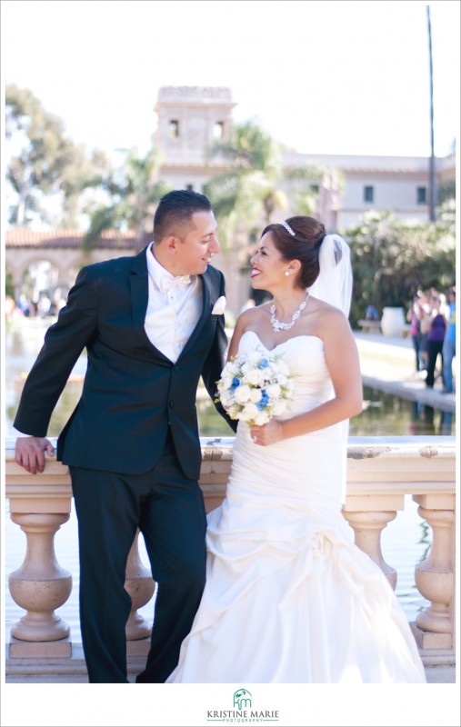 Bride & Groom | Balboa Park | www.KristineMariePhotography.com