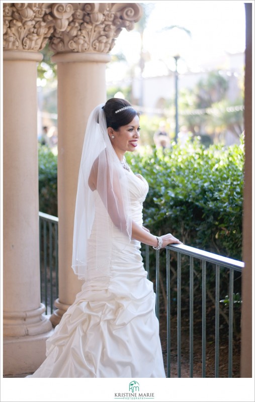 Beautiful Bride | Balboa Park | www.KristineMariePhotography.com