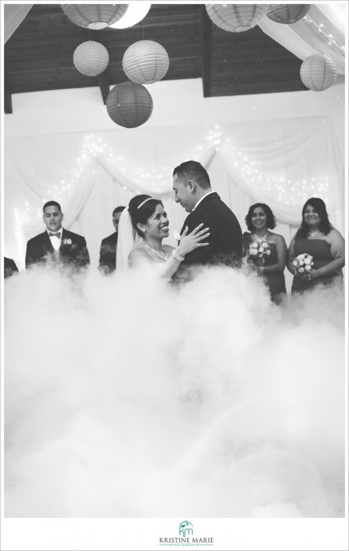 First Dance as Husband & Wife |  Marina Village Captain's Room | www.KristineMariePhotography.com