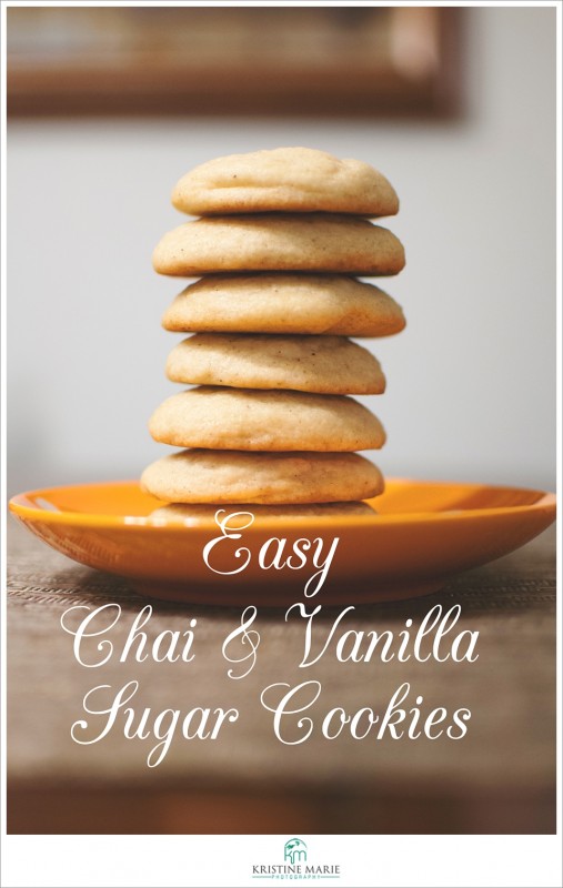 Easy Chai & Vanilla Sugar Cookies | Recipe | www.KristineMariePhotography.com