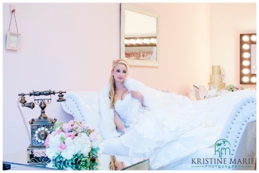 Bride in Beautiful Wedding Gown | Kristine Marie Photography