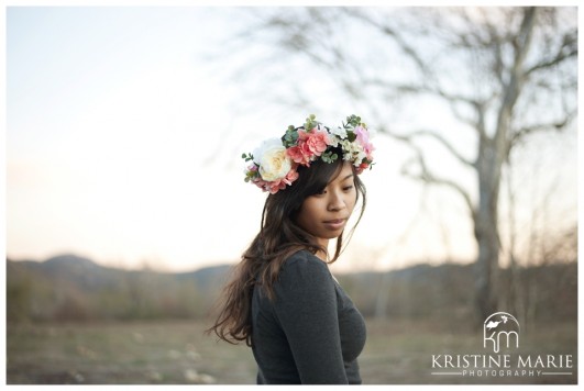 How to Make a Flower Crown | Kristine Marie Photography