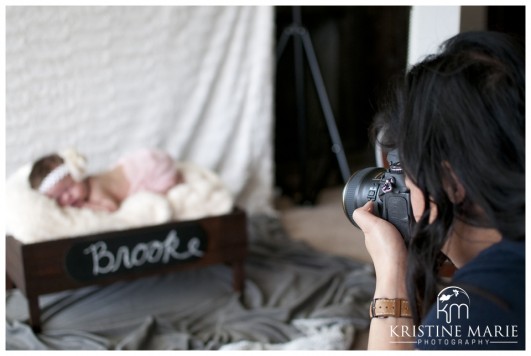 Behind the Scenes | Corona Newborn Photography