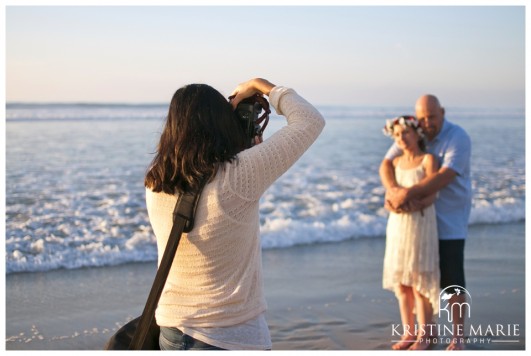 Behind the Scenes | La Jolla Shores Engagement | Kristine Marie Photography