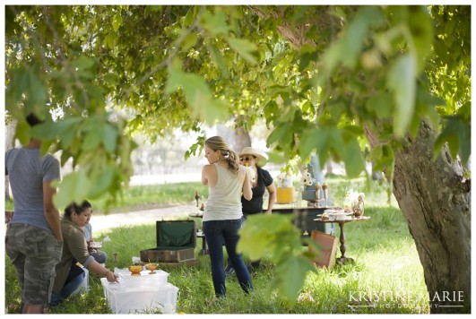 Behind The Scenes | Styled Dessert Table | Kristine Marie Photography