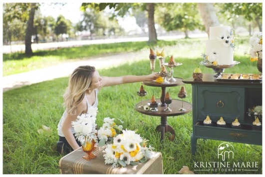 Behind The Scenes | Styled Dessert Table | Kristine Marie Photography