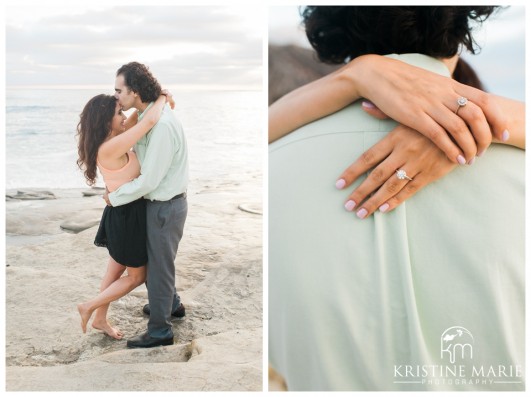 Windandsea Beach Proposal Photos | La Jolla Wedding Photographer | KristineMariePhotography