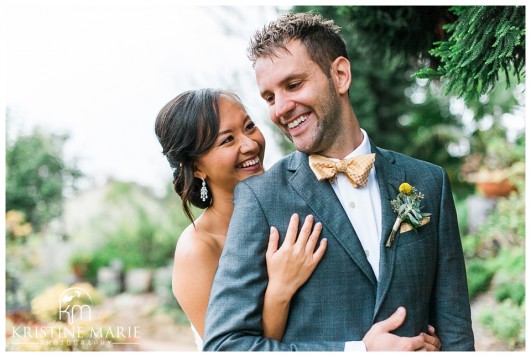 beautiful bride and groom pictures | San Diego Botanic Wedding Pictures | Kristine Marie Photography