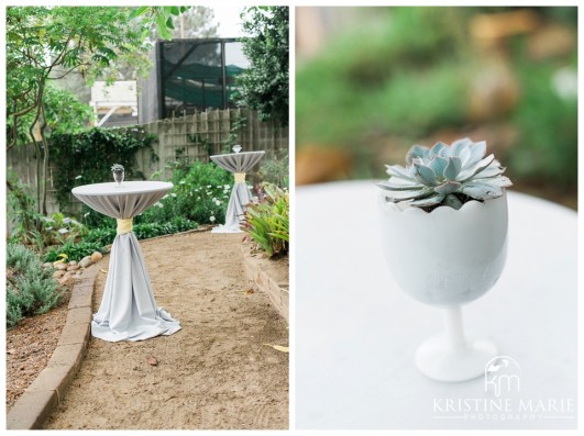 gray and yellow wedding | San Diego Botanic Wedding Pictures | Kristine Marie Photography