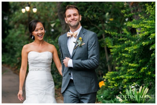 grand entrance photo | San Diego Botanic Wedding Pictures | Kristine Marie Photography