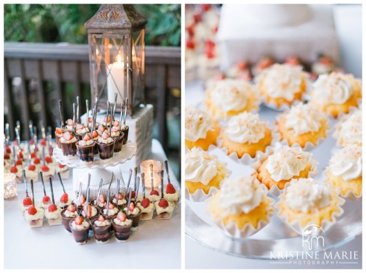 amazing dessert table for wedding | San Diego Botanic Wedding Pictures | Kristine Marie Photography