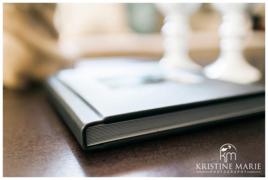 Genuine Leather Album | San Diego Wedding and Portrait Photographer | Kristine Marie Photography