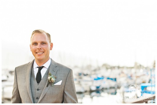 Sunset Portrait of Groom | | Marina Village Wedding Photographer | Photo by: Kristine Marie Photography