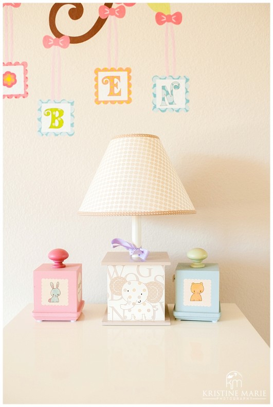 Pastel Nursery | San Diego Newborn Baby Photographer | Kristine Marie Photography