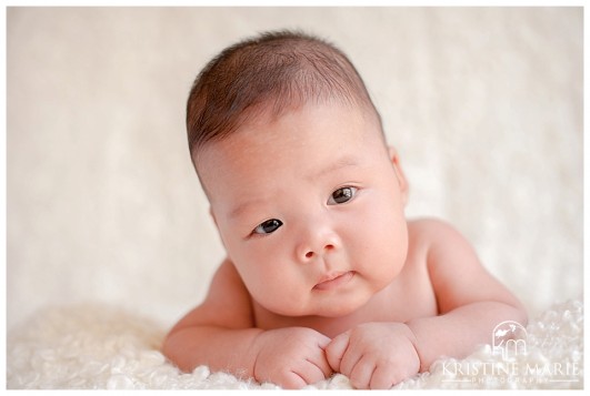 Cute Baby Boy Photo | San Diego Newborn Baby Photographer | Kristine Marie Photography