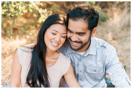 Smiling Couple Photo | San Diego Engagement Photographer | Kristine Marie Photography