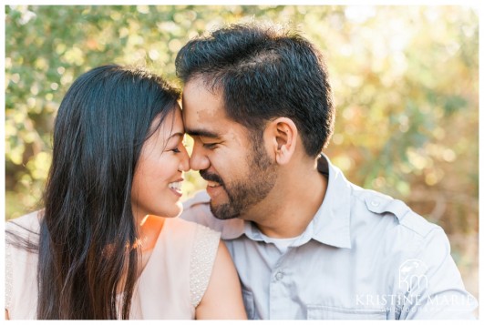 Eskimo Kisses Photo | San Diego Engagement Photographer | Kristine Marie Photography