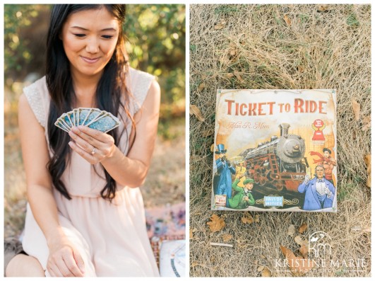 Bride to Be Playing Cards | San Diego Engagement Photographer | Kristine Marie Photography