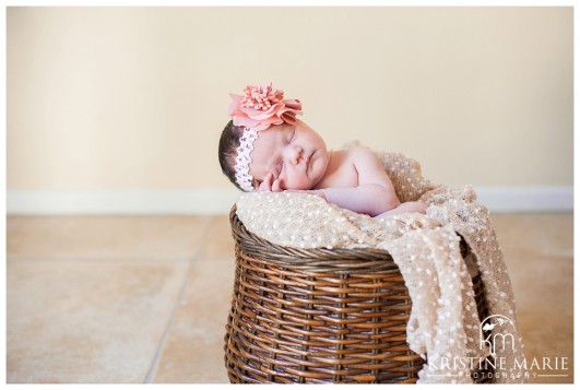 Baby Sleeping in hands | San Diego Newborn Photographer | Kristine Marie Photography