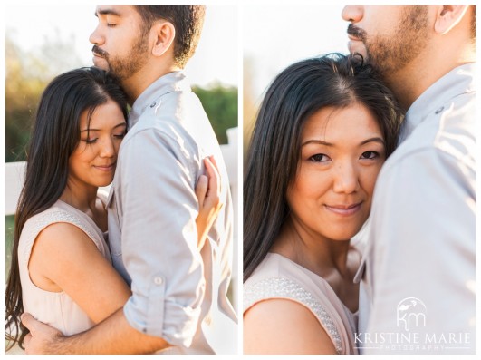 Couple Embracing Photo | San Diego Engagement Photographer | Kristine Marie Photography