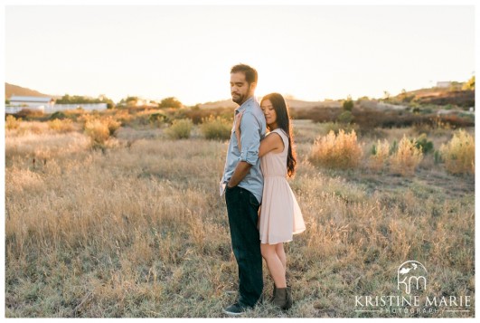 Sunset Photos of Couple | San Diego Engagement Photographer | Kristine Marie Photography