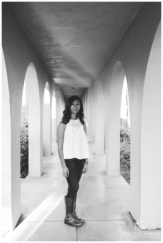 Senior Photos on Campus | San Diego Senior Photographer | Kristine Marie Photography