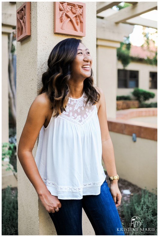 San Diego Senior Photos at University | Kristine Marie Photography