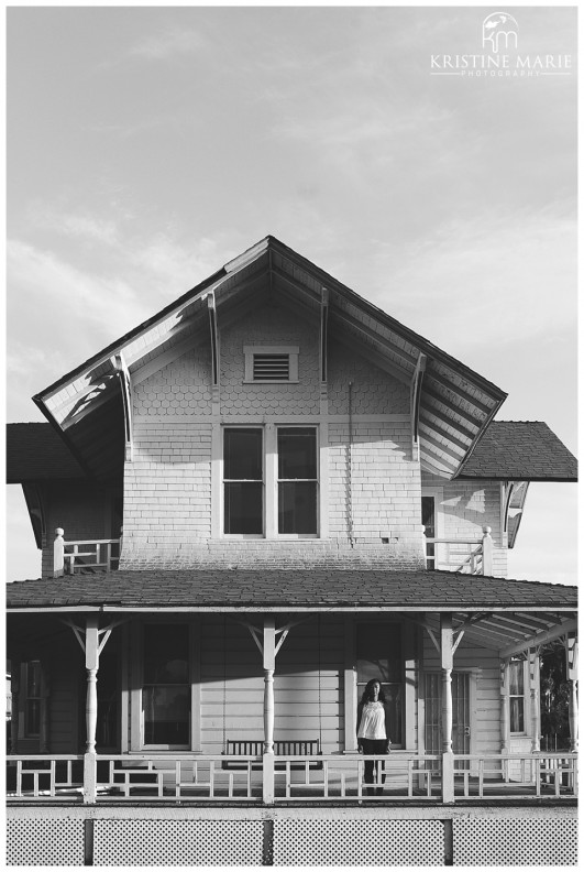 Unique Senior Photos at Abandoned House | San Diego Senior Photographer | Kristine Marie Photography