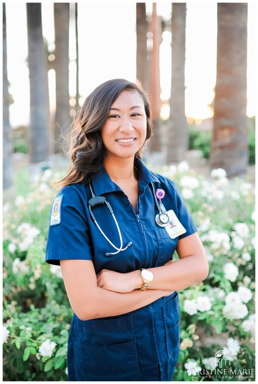 Senior Photo CBU School of Nursing | San Diego Headshot Photographer | Kristine Marie Photography