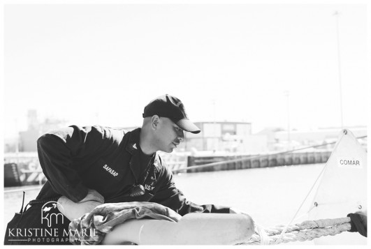 Sailor at Work | Homecoming USS Coronado | San Diego Photographer | Kristine Marie Photography