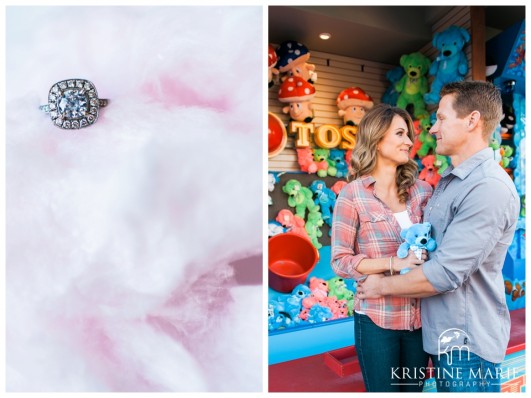 Belmont Park Engagement Photos | San Diego Engagement Photographer | © Kristine Marie Photography