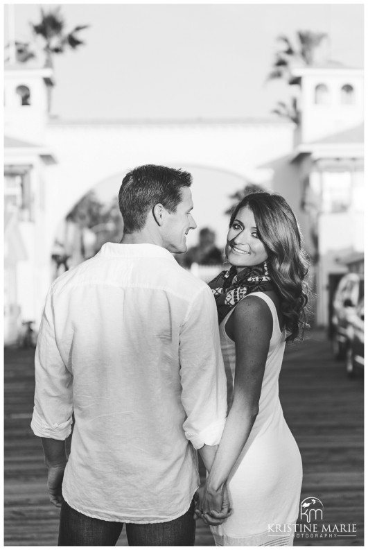 Crystal Pier Engagement Photos | San Diego Engagement Photographer | © Kristine Marie Photography