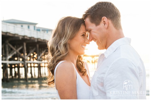 San Diego Sunset Engagement Photo | San Diego Engagement Photographer | © Kristine Marie Photography