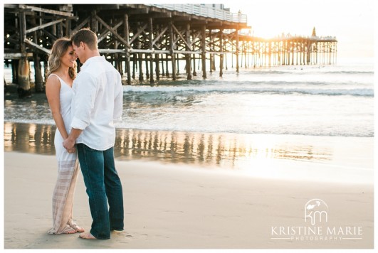 Pacific Beach Engagement Photo | San Diego Engagement Photographer | © Kristine Marie Photography