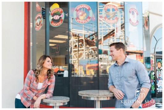 Belmont Park Engagement Photos | San Diego Engagement Photographer | © Kristine Marie Photography