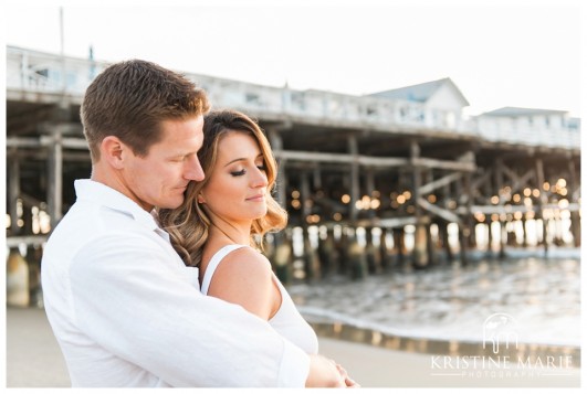 Crystal Pier Beach Engagement | San Diego Engagement Photographer | © Kristine Marie Photography