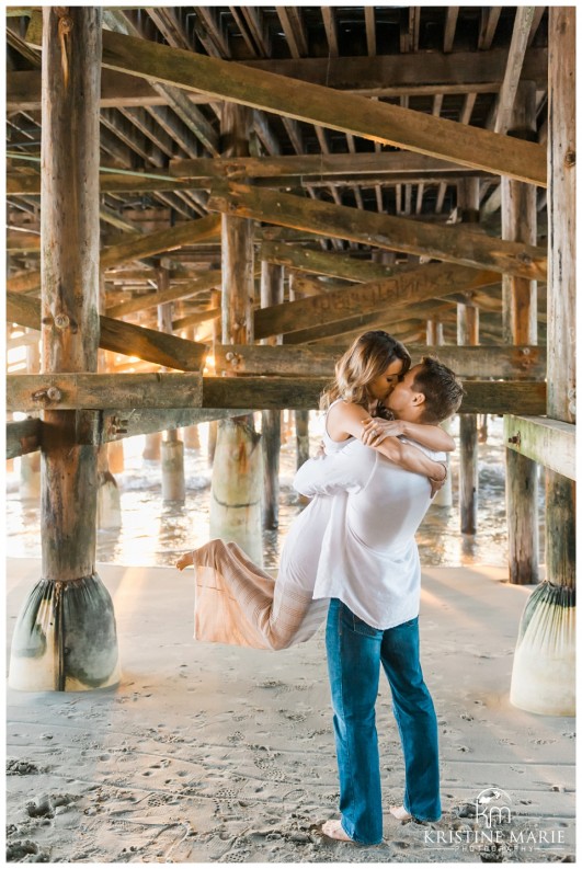 Crystal Pier Engagement Photos | San Diego Engagement Photographer | © Kristine Marie Photography