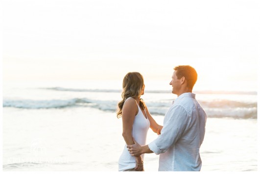 San Diego Sunset Beach Photos | San Diego Engagement Photographer | © Kristine Marie Photography