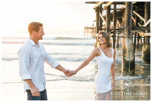 San Diego Beach Engagement | San Diego Engagement Photographer | © Kristine Marie Photography