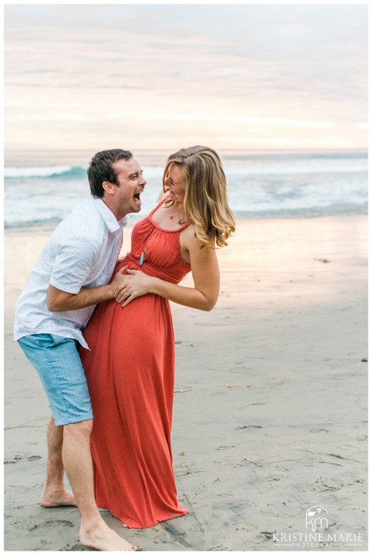 Swami's Beach Engagement Photo | Encinitas Wedding and Engagement Photographer | Kristine Marie Photography | © www.kristinemariephotography.com