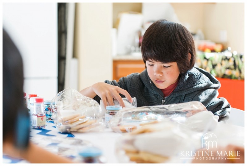 Cookie Decorating | First Birthday Party Photo | Dr. Seuss Theme | San Diego Event Photographer | Kristine Marie Photography  | © www.kristinemariephotography.com